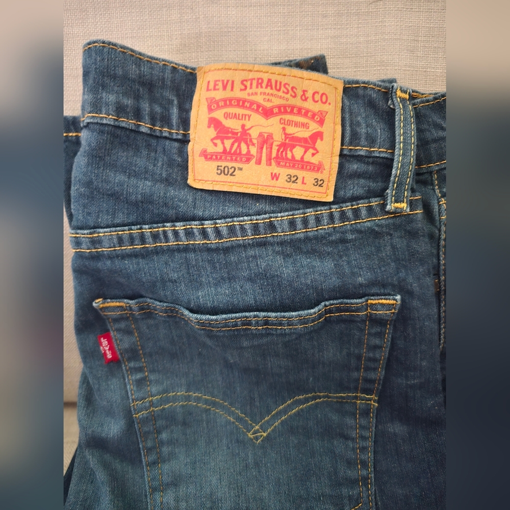 Levi's Men's Dark Blue Straight Jeans